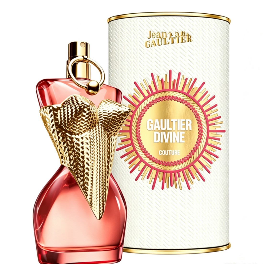 Perfume Fragrance Jean Paul Gaultier Le Male - ジャン・ポール・ゴルティエの「ゴルティエ・ディヴァイン・クチュール」スイート＆エレガントな香水スプレー、3.4オンス（100ml）、フルーティーなアンバーの香り、魅力的で持続性のある香りで、様々なシーンに適しており、バレンタインデーやクリスマスの贈り物に最適。