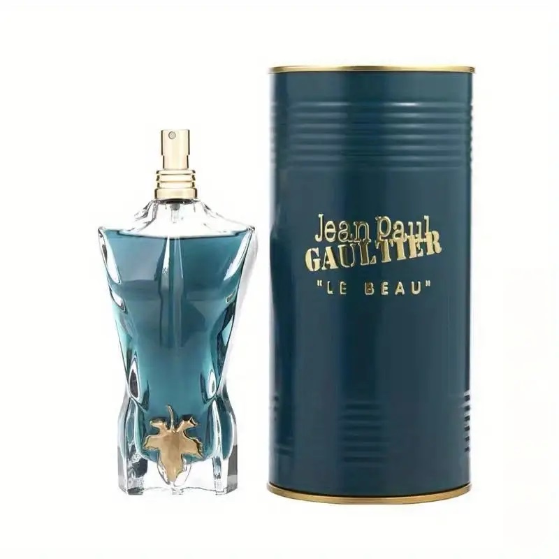 Perfume Fragrance Jean Paul Gaultier Le Male - ジャン・ポール・ゴルチエ ル・ボー メンズ香水、フレッシュなココナッツウッドの香り、長持ちするオードトワレ、高級感のあるボディ型ボトル、男性への理想的なギフト