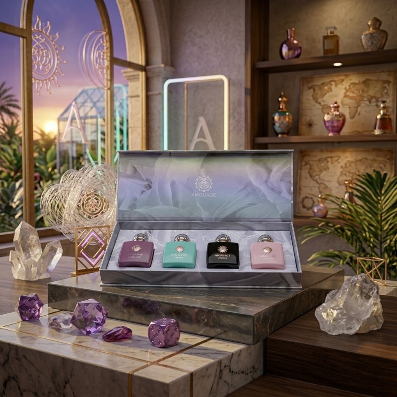アムアージュ 香水ギフトセット ユニセックス オードパルファ - The Collection Perfume Fragrance のレビューと価格