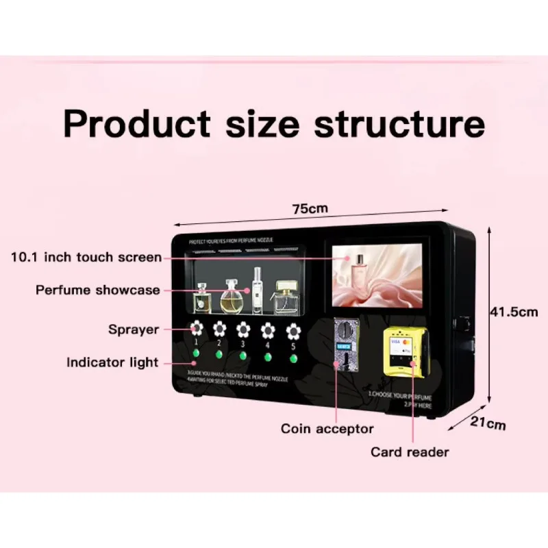 FL 大セール！セルフサービス式香水スプレー自動販売機。壁掛 - Perfume Fragrance Sale のレビューと価格