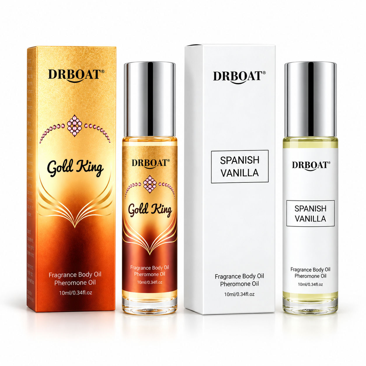 メンズ デュオ ロールオン 香水オイル セット。温かみのある - Perfume Alcohol Fragrance のレビューと価格