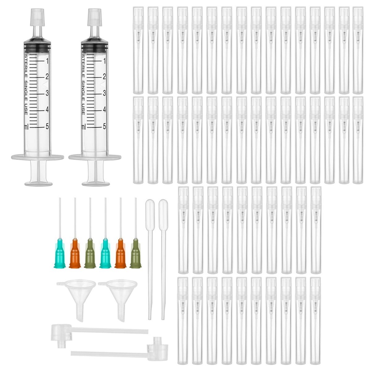 828メガセール 64個入り 5ml 香水詰め替えポンプツー - Perfume Fragrance Sale のレビューと価格