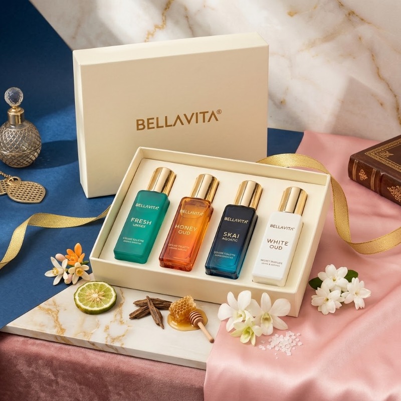 20ml入り×4個のユニセックス香水ギフトセット。持続性の高 - The Collection Perfume Fragrance のレビューと価格