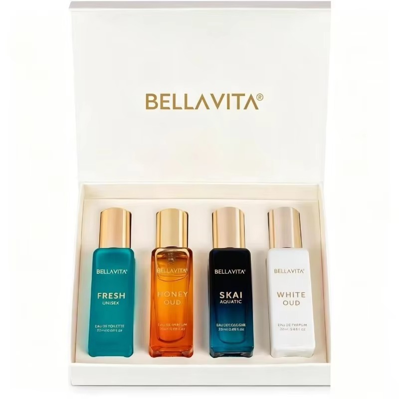 20ml入り×4個のユニセックス香水ギフトセット。持続性の高 - The Collection Perfume Fragrance のレビューと価格