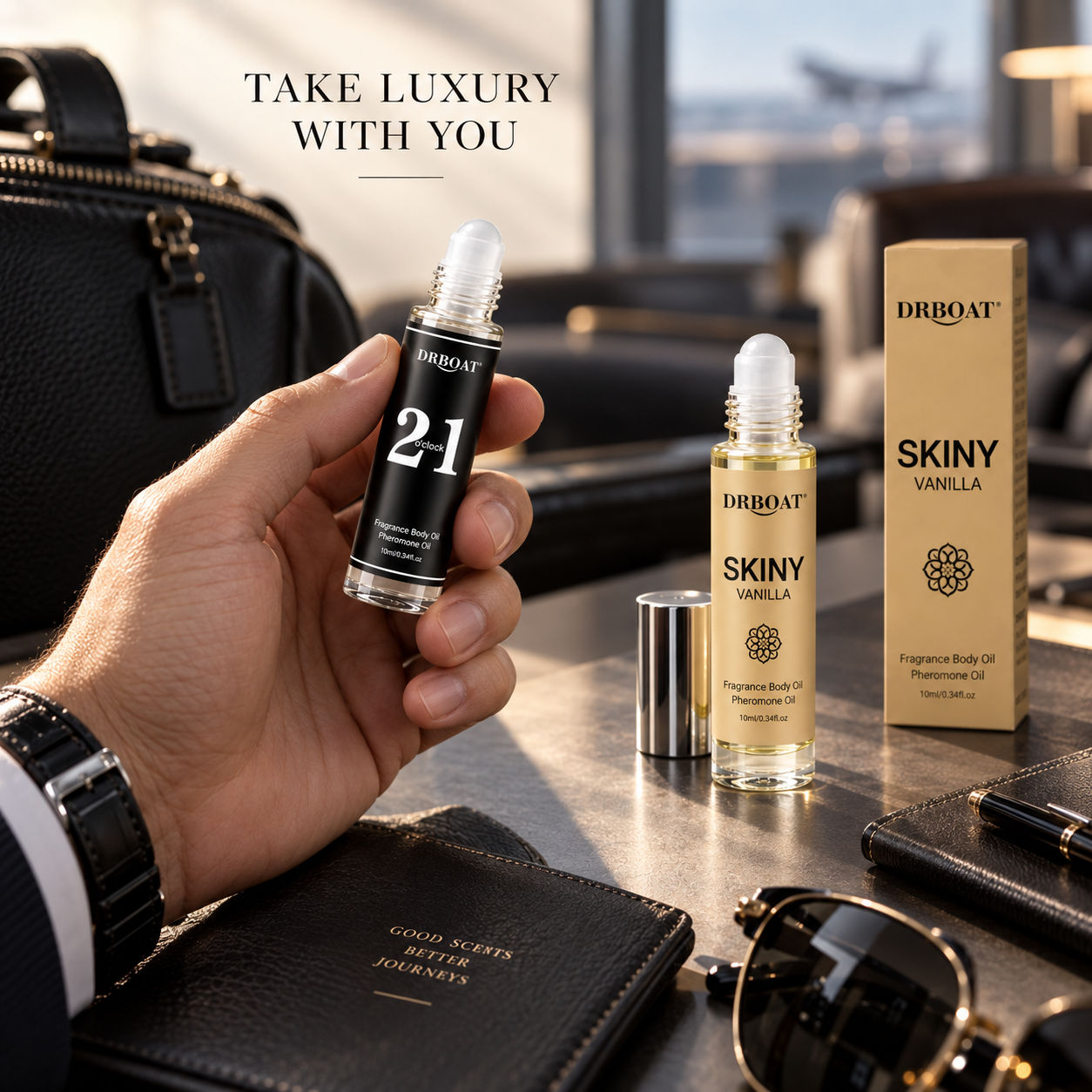 メンズ ロールオン パフュームオイル、キャラメルアンバー バ - Perfume Alcohol Fragrance のレビューと価格